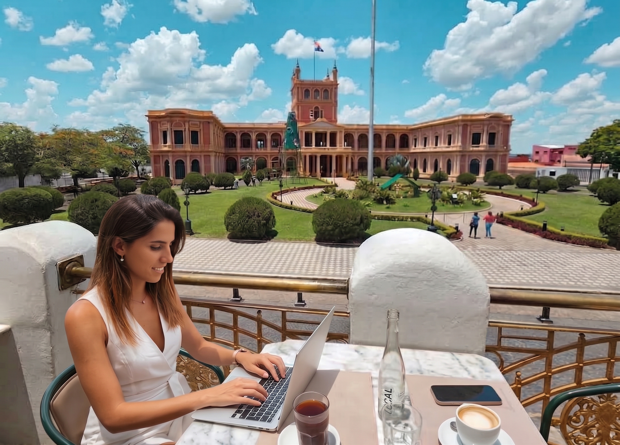 Remote professional enjoying Paraguay residency